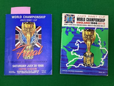 Lot 785 - 1966 World Cup Final Programme, signed on the...