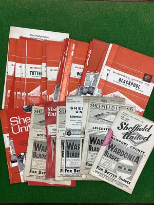 Lot 935 - Sheffield United Programmes, 51-2 v. Newport,...