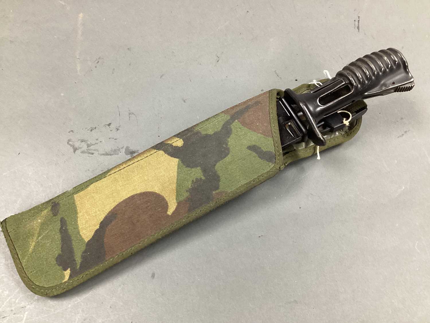 Lot 465 - British L3A1 SA80 Bayonet, Scabbard and DPM...