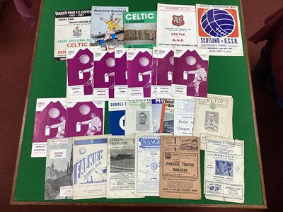 Lot 757 - Scottish Programmes, 56-7 Celtic v. Kilmarnock...