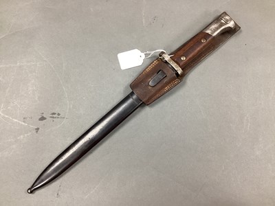 Lot 520 - Czech VZ24 Mauser Bayonet, Scabbard and...