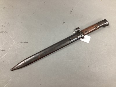 Lot 517 - Czech VZ24 Mauser Bayonet and Scabbard, with...