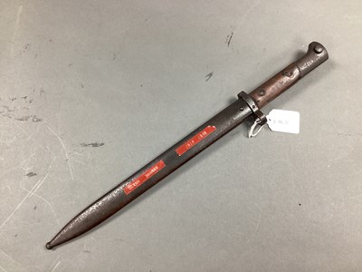 Lot 517 - Czech VZ24 Mauser Bayonet and Scabbard, with...