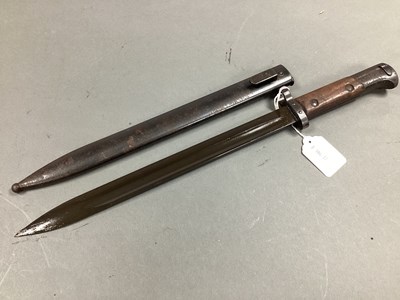 Lot 517 - Czech VZ24 Mauser Bayonet and Scabbard, with...