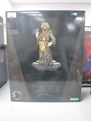 Lot 805 - A Kotobukiya ARTFX Star Wars Zuckuss The...