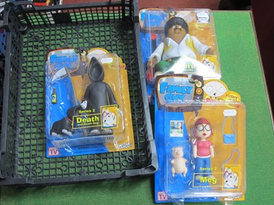 Lot 734 - Three Mezco Family Guy Series 2 Collectable...