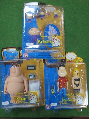 Lot 755 - Three Mezco Family Guy Series 2 Collectable...