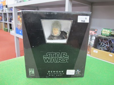 Lot 768 - A Star Wars DENGAR Collectible Mini Bust by...