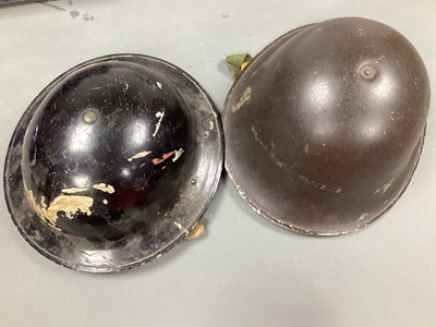 Lot 556 - WWII Home Front Brodie Helmet and Post War...