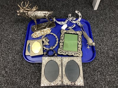 Lot 217 - Assorted Novelty Items, including horseshoe...