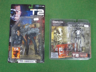 Lot 722 - Two McFarlane Toys 'Movie Maniacs' T2...