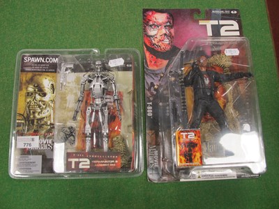 Lot 776 - Two McFarlane Toys 'Movie Maniacs' T2...