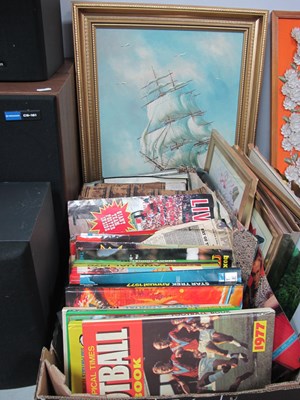 Lot 1117 - Football and Other Annuals, magazines, Sex...