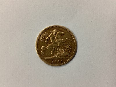 Lot 104 - 1896 Victoria Gold Half Sovereign.