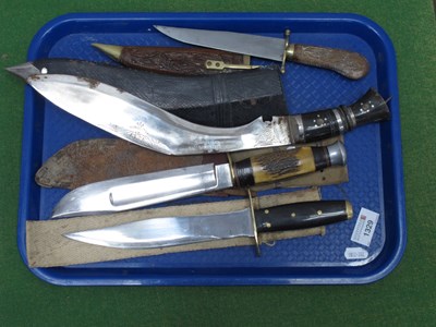 Lot 1329 - J Nowill & Sons Sheffield Bowie Knife, with a...