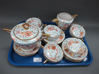 Lot 1181 - Limoges Chapus et Fils, Porcelain Part Tea...