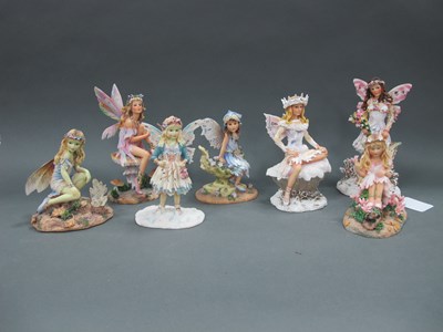 Lot 1272 - Seven Leonardo Collection Faerie Poppets, all...