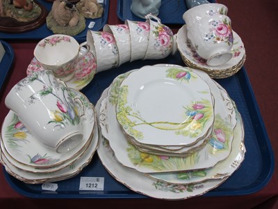 Lot 1212 - Aynsley Tea Service, Melba tea ware etc:- One...