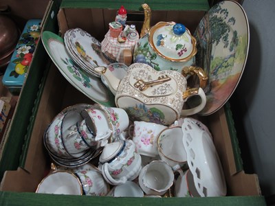 Lot 1007 - Raymond Everill Bone China Tea Pot, with fruit...