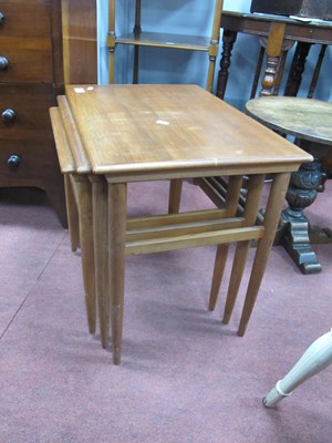 Lot 1546 - Nest of Three Teak Coffee Tables Circa 1970's,...