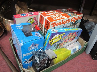 Lot 1423 - Toys and games to include Dealera Choice,...