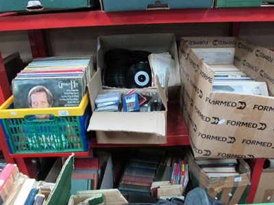 Lot 1022 - 33 and 45 rpm Record and Casettes, mainly...