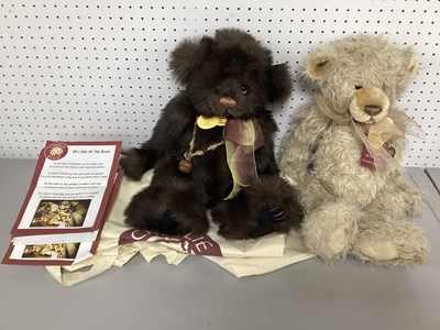 Lot 321 - Two Charlie Bears Articulated Bears, to...