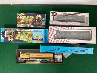 Lot 633 - Five HO Scale American Outline Diesel...