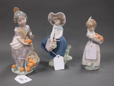 Lot 1234 - Lladro 'Miss Valencia' 1422, 19cm high, Orange...