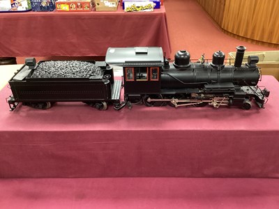 Lot 759 - G scale American Outline 4-6-0 steam...