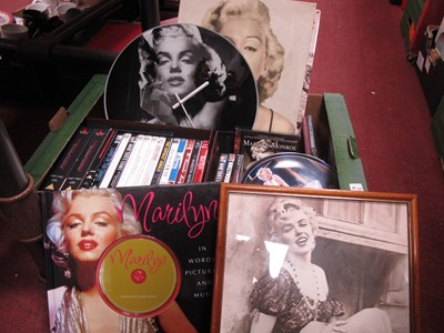 Lot 1103 - Bradford Exchange Cabinet Plates of Marilyn...