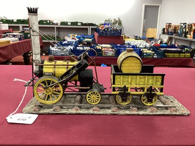 Lot 670 - A Scratch Built Static Model Robert Stephenson'...