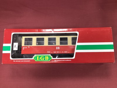 Lot 706 - LGB G scale DR bogie coach ref 30700, boxed