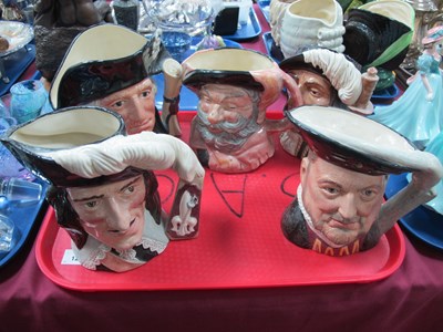 Lot 1249 - Royal Doulton Character Jugs to include George...