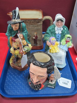 Lot 1205 - Royal Doulton Figures, 'The Mask Seller' HN...