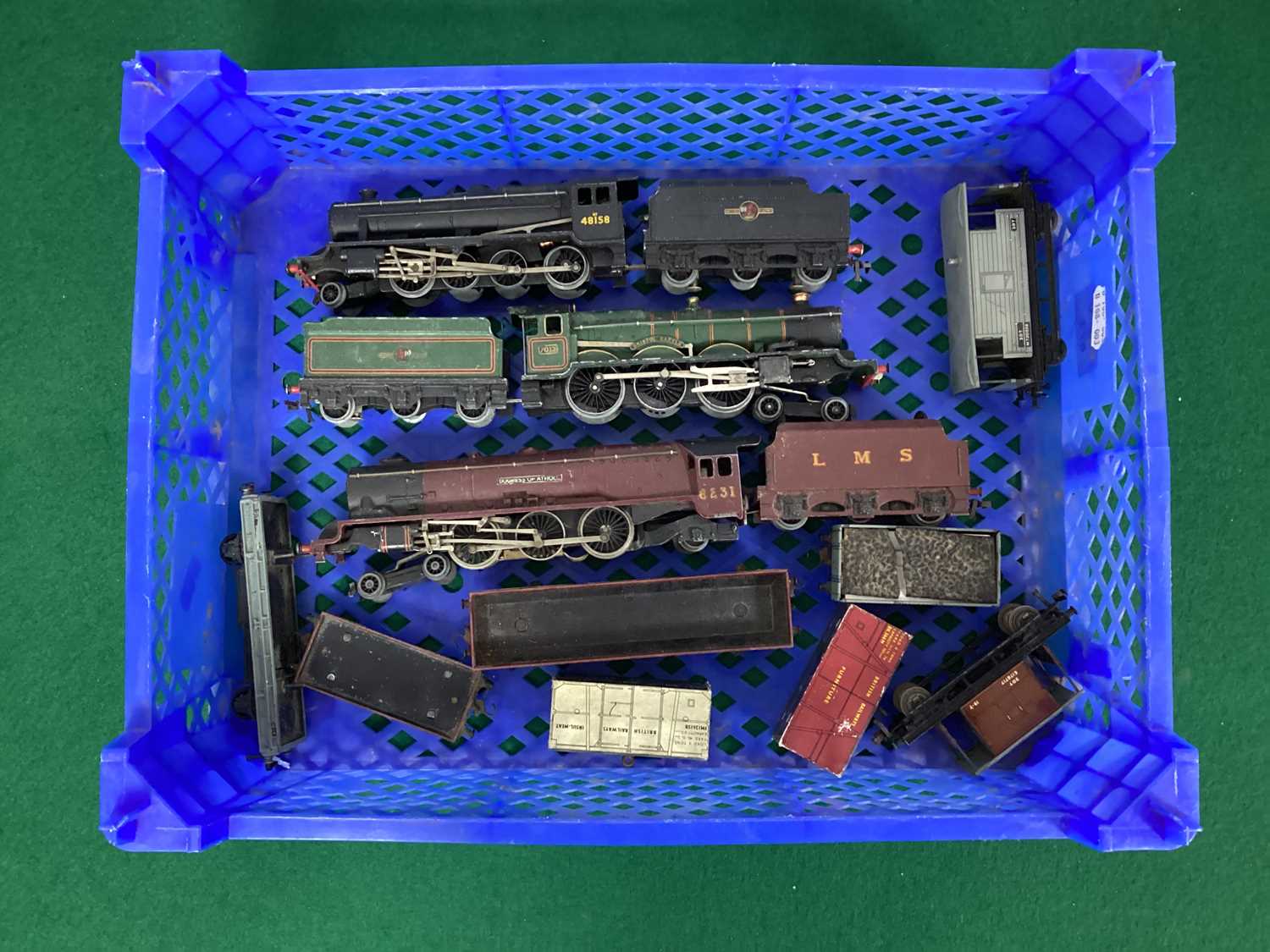 Lot 673 - Three Hornby Dublo 3 Rail Locomotives, a 4-6-2...
