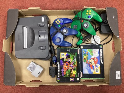 Lot 712 - Retro Gaming Technology: A Nintendo 64 gaming...