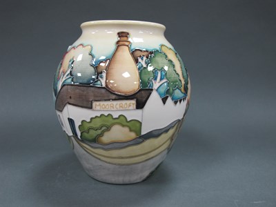 Lot 1223 - A Moorcroft Pottery Vase, decorated in the...