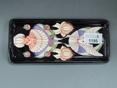 Lot 1195 - A Moorcroft Pottery Rectangular Tray,...