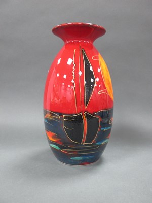 Lot 1217 - Anita Harris 'Eventide' Minos Vase, gold...