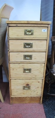 Lot 1487 - A Victorian Era Five Drawer 9three over two)...