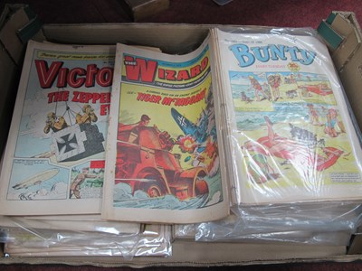 Lot 1336 - Vintage Comics, including Victor, Hotspur,...