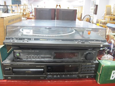 Lot 1057 - Technics - turntable SL.BD22, Tuner ST-X301L,...