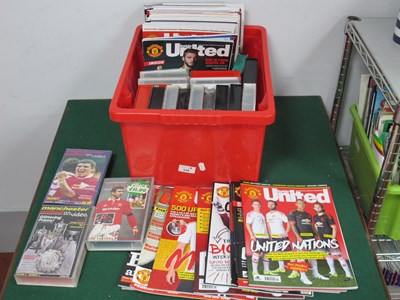 Lot 548 - Manchester United VHS Videos (x 16). 'Inside...