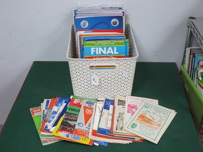 Lot 560 - Big Match Programmes European and F.A Cup...