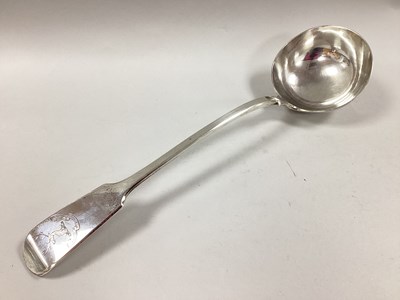 Lot 14 - A Victorian Hallmarked Silver Ladle, GA,...