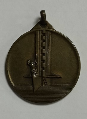 Lot 597 - 1930 World Cup Commemorative Medal in Bronze,...