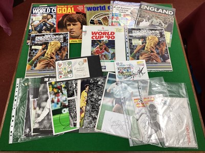 Lot 759 - England Autographs - Gascoigne, Stiles, Oakes,...