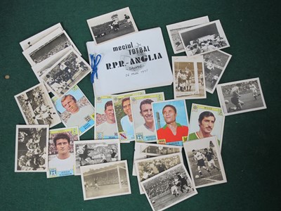 Lot 591 - 1957 Romania B v. England B Photographic...