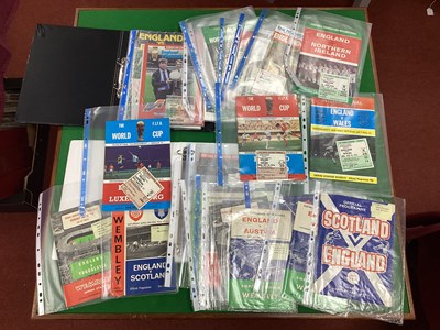 Lot 742 - England Programmes 1960-69, fifteen issues...